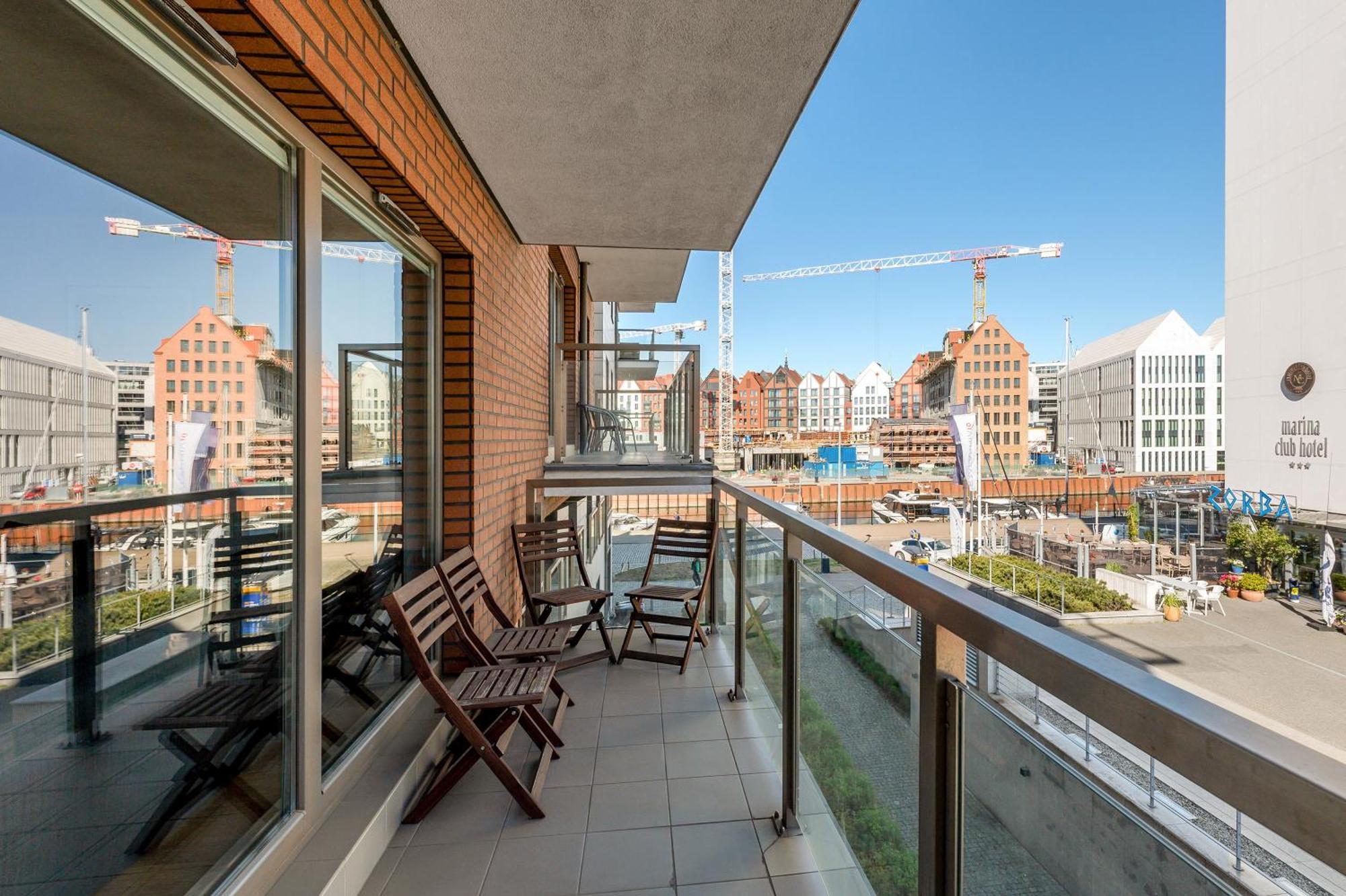 Waterlane Riverside - Spa, Pool, Gym & Parking By Downtown Apartments Gdaňsk Pokoj fotografie