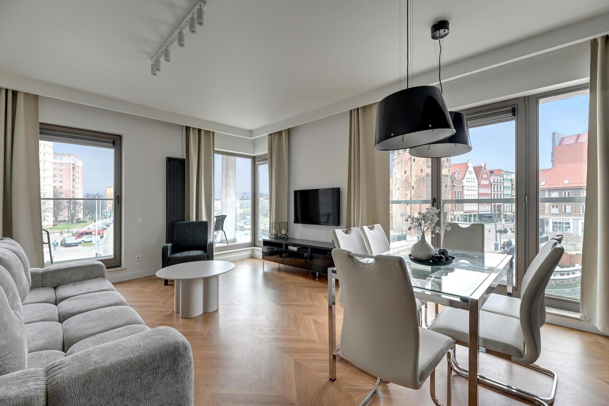 Waterlane Riverside - Spa, Pool, Gym & Parking By Downtown Apartments Gdaňsk Exteriér fotografie