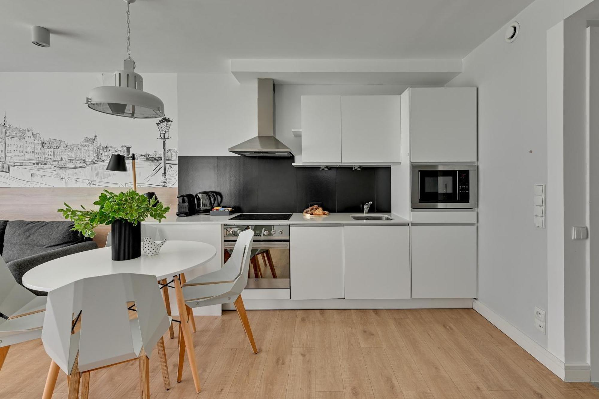 Waterlane Riverside - Spa, Pool, Gym & Parking By Downtown Apartments Gdaňsk Pokoj fotografie